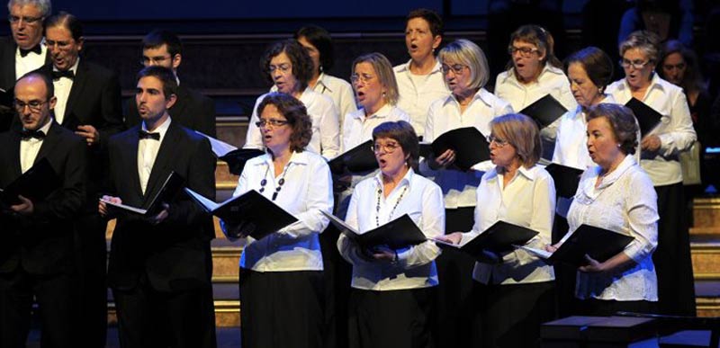 Concert del Cor de Mestres Cantaires i el Cor de Cardedeu (Barcelona) a Palma